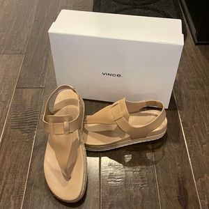 Vince Flint Espadrille Sandal in Cappucino
